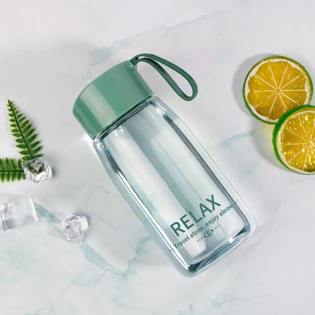 

380ml Plastic Water Bottle For Drinking Portable Sport Tea Coffee Cup Kitchen Tools Kids Water Bottle For School Transparen J7q3