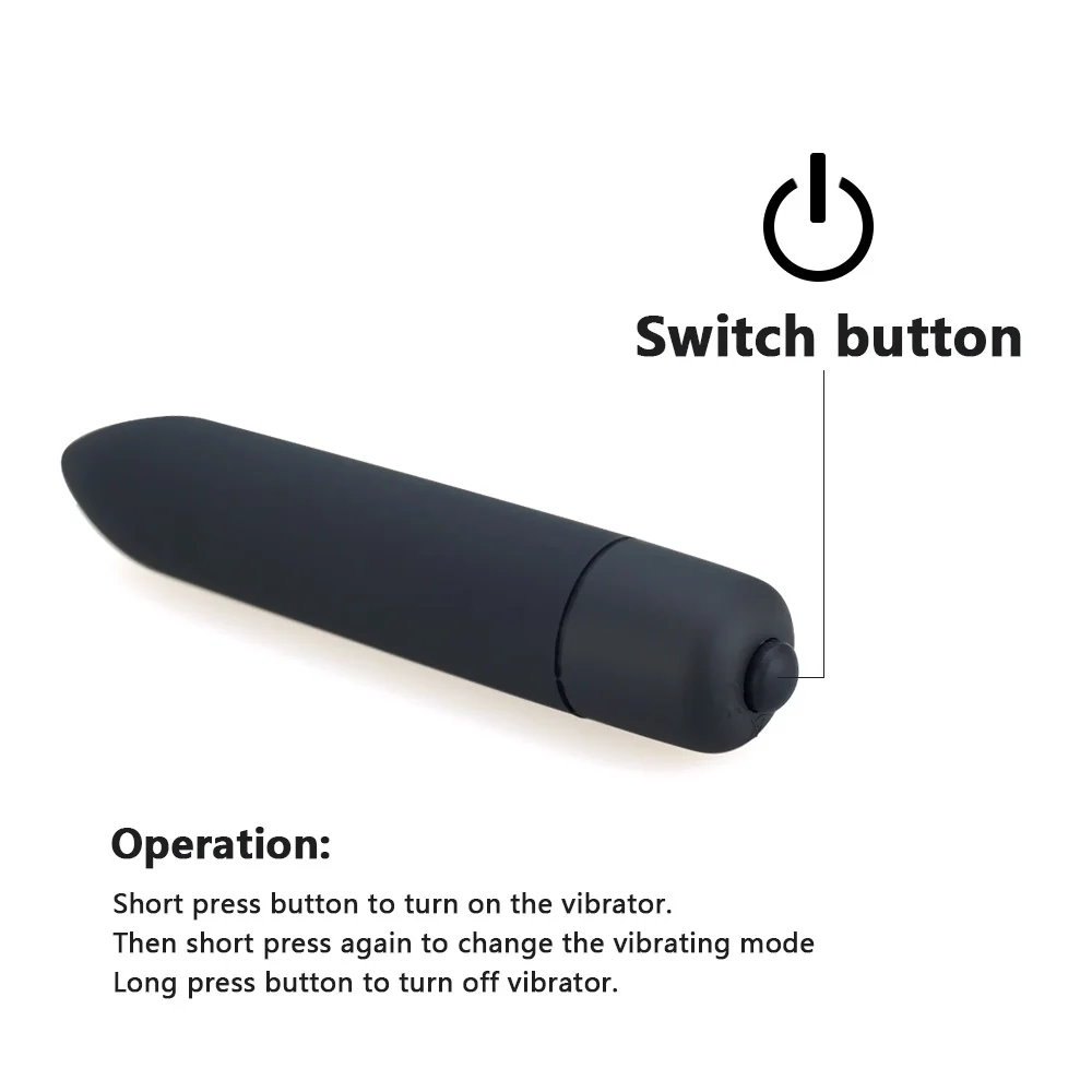 Мини-вибратор-пуля 10 скоростей