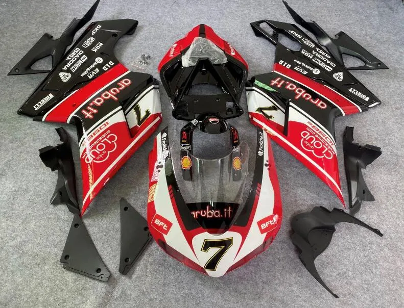 

Комплект обтекателей для мотоцикла из АБС-пластика для Ducati 848 1098 1198 Evo 2007 2008 2009 2010 2011 2012 красного цвета