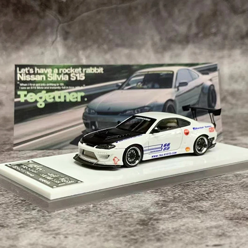 

Wild Fire 1：64 Model Car Silvia S15 ROCKET Bunny Resin Vehicle Display Collectoin- White