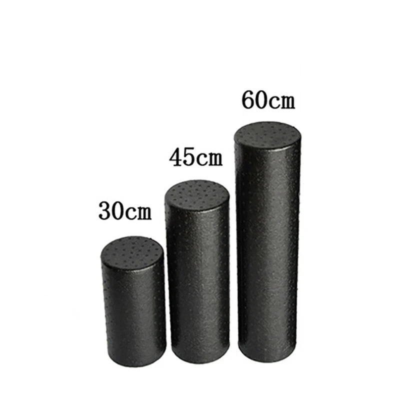 

Black New EPP Yoga Block Massage Fitness Foam Roller For Back Massage Pilates Bodybuilding Gym Equipment With Trigger Points