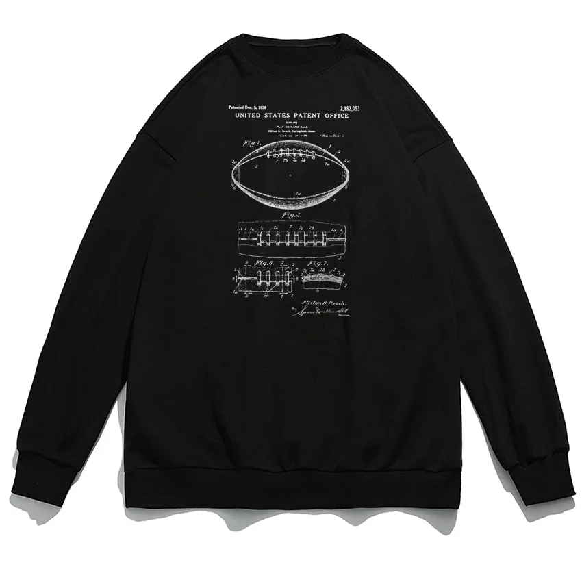 

Cotton loose American football print unisex Sweatshirts casual drop sholder men Sweatshirts hooded men hooded sweatshirts