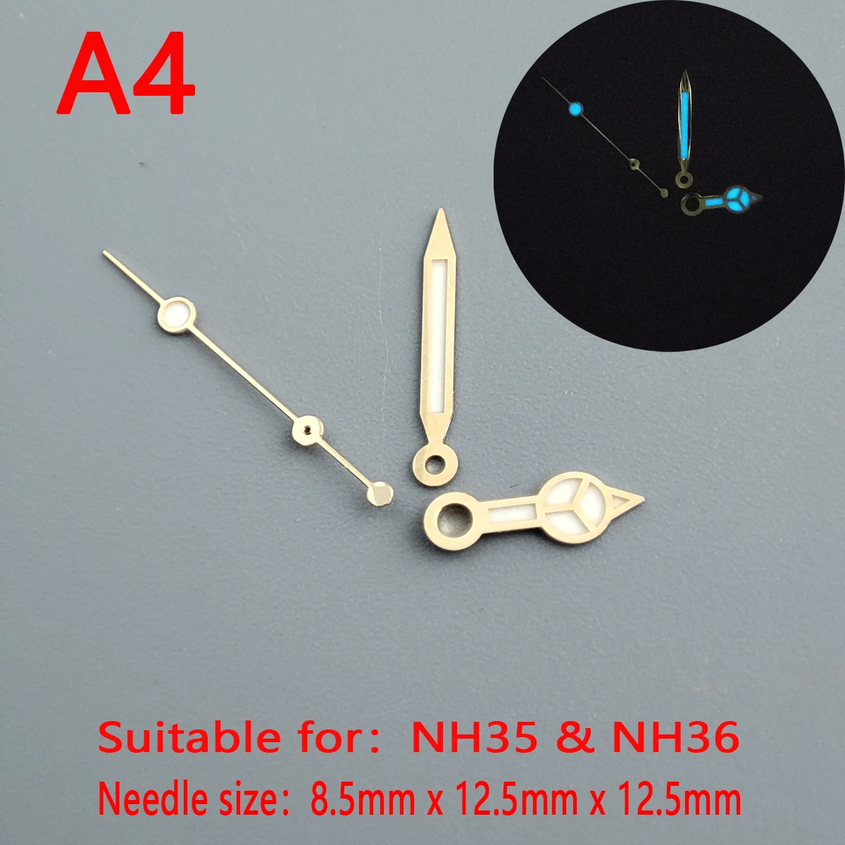 Nh35 наручные часы nh36 аксессуары Подходит для NH35 NH36 Зеленые Синие Супер Светящиеся