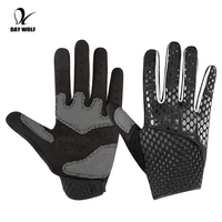 day wolf cycling gloves men summer full finger women breathable sport fitness bicycle gloves touch screen mtb fitness