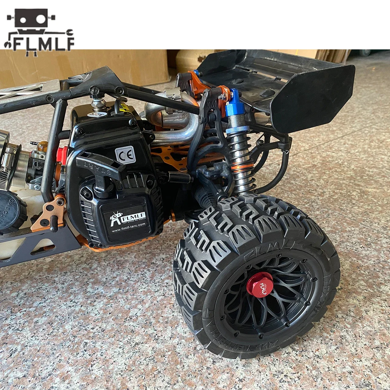Вездеходная задняя или передняя шина Super Grip с комплектом колесных колес для 1/5 HPI