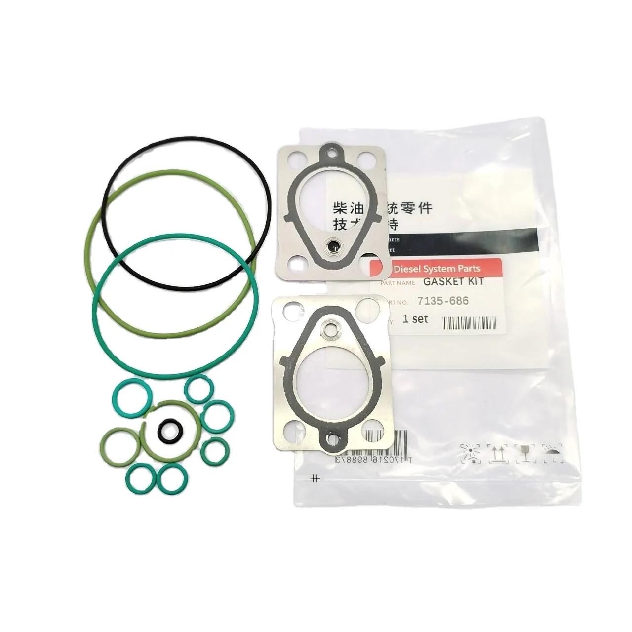 NO.624(10) Ремкомплекты насосов дизельного топливного двигателя 7135-686 для насоса Delphi