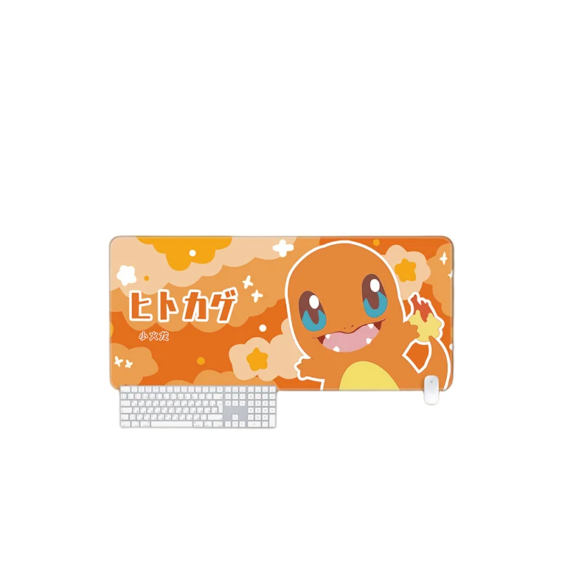 

Pokemon Mouse Pad Oversized Squirtle Charmander Cartoon Anime Peripheral Two-dimensional Computer Keyboard Desk Mat Gift