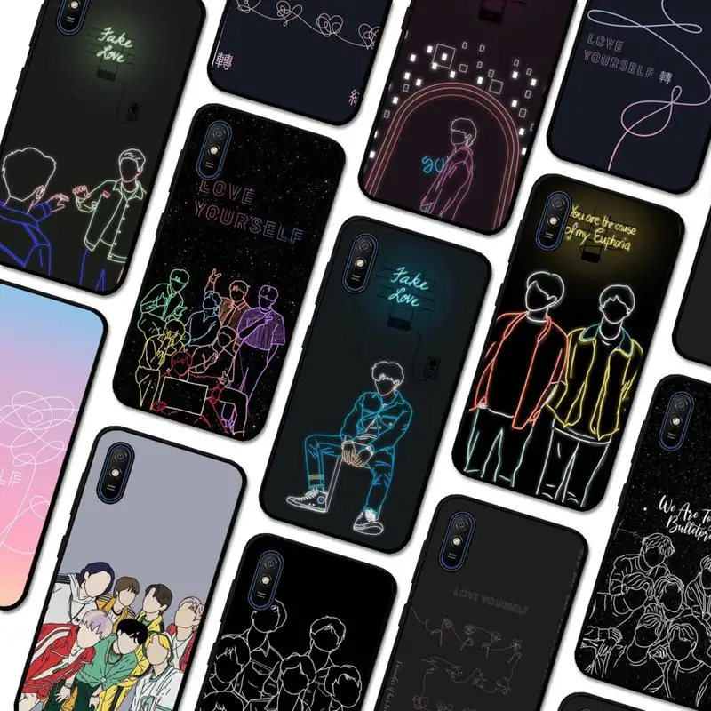 

Love Yourself Art Phone Case for Redmi 5 6 7 8 9 A 5plus K20 4X S2 GO 6 K30 pro
