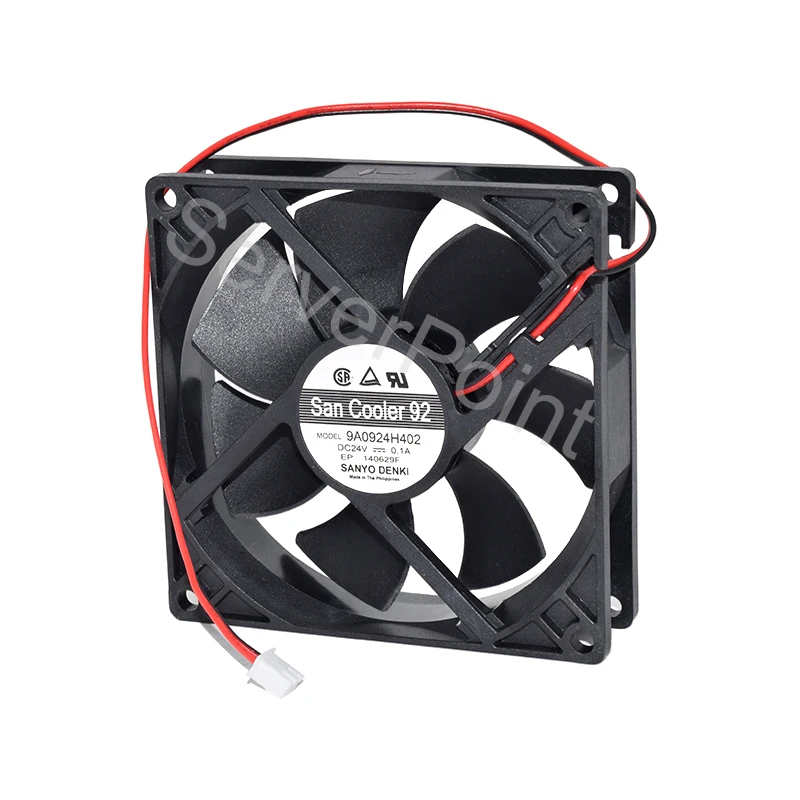 Новинка для двухрядного бесшумного вентилятора теплоотвода 9 см 9025 24 в а 9A0924H402 с двумя шарикоподшипниками