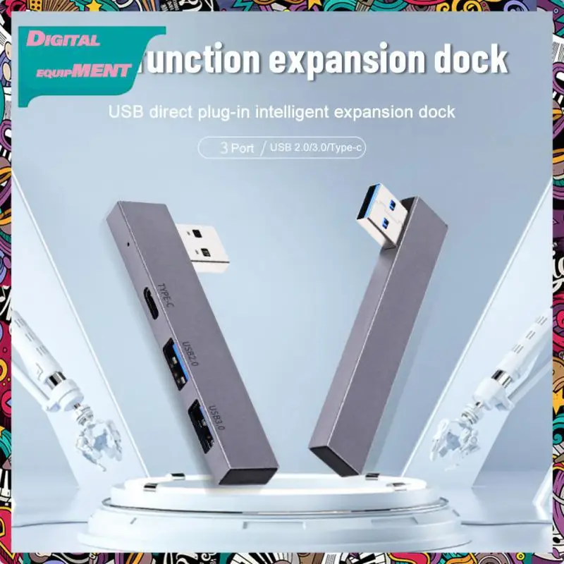 

Usb Usb Hub High Speed Usb2.0/usb3.0 Receptacle Portable Mini Usb2.0/usb3.0 Expansion Base Eletric Docking Station Plug Play