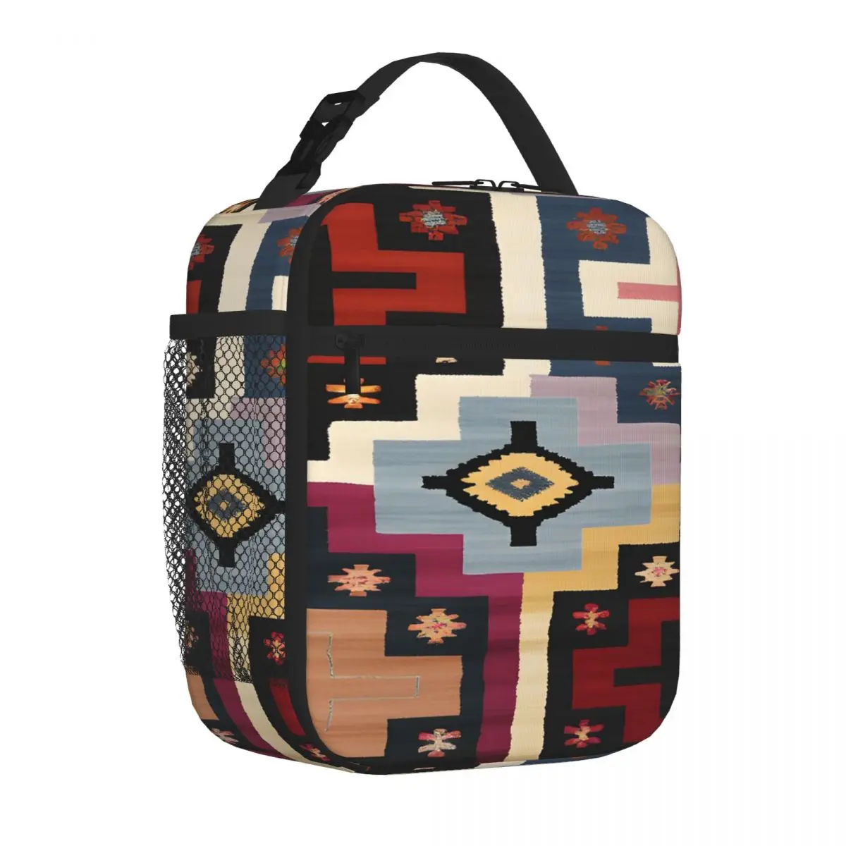 

Ethnic Motif Carpet (My Great Grand Wow) Insulated Lunch Bags Thermal Bag Lunch Boxes Cooler Lunch Box Picnic for Woman Girl