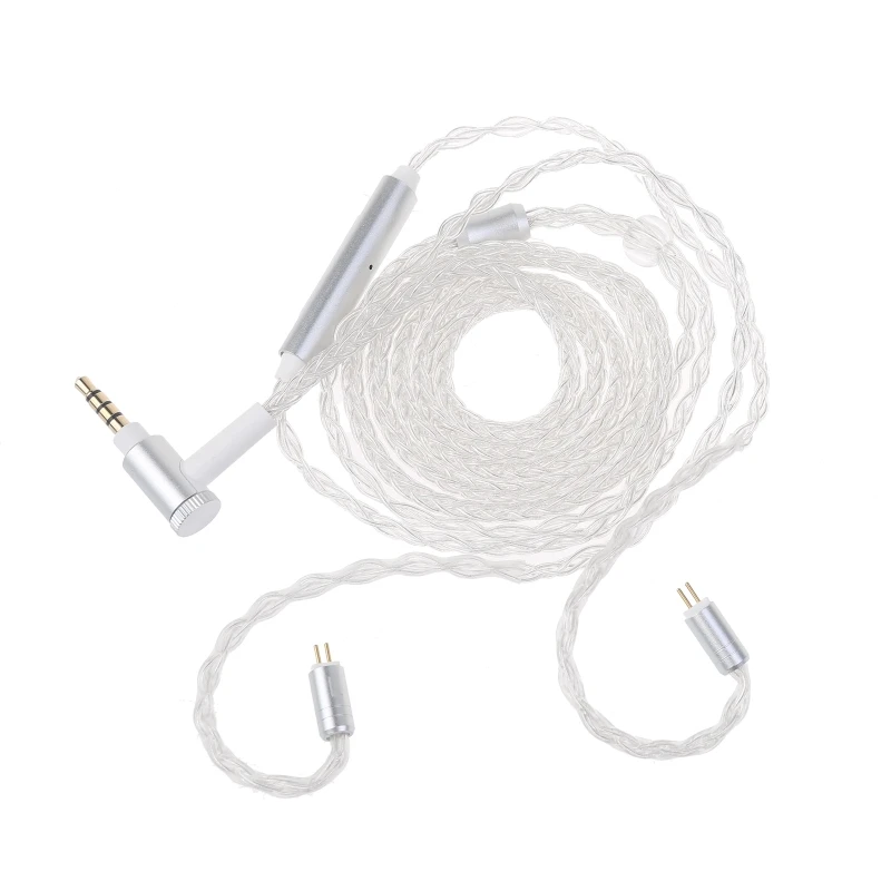 

Detachable Flexible Gaming Headphone Cable 3.5mm To 2pin 0.78mm Noise Canceling MMCX Headset With Mic
