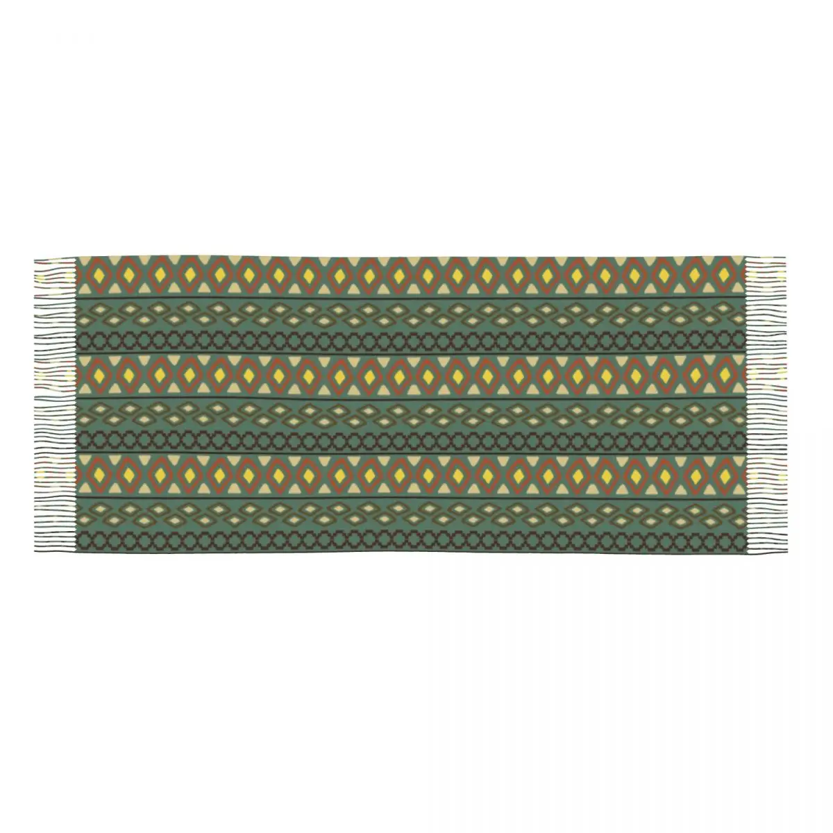 Традиционный африканский этнический узор 4 шарф для женщин длинные зимне-осенние