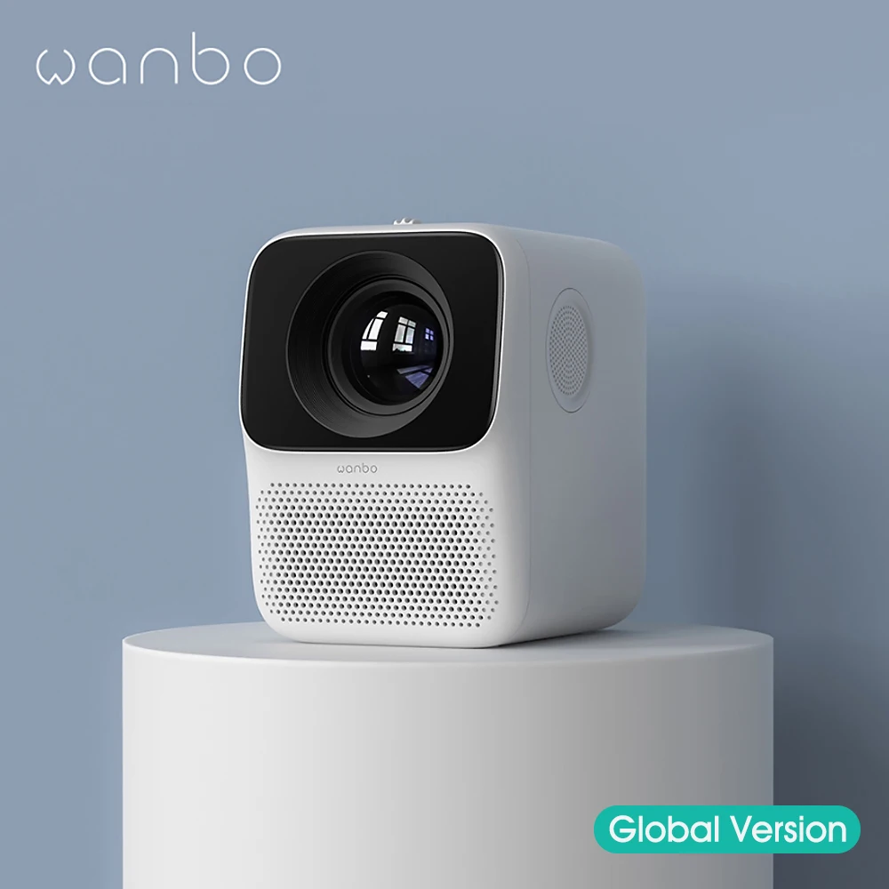 

Global Version Wanbo T2 Free Projector 150ANSI LCD 1080P Projection Vertical Keystone Correction Mini Home Theater Projector