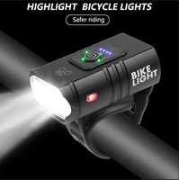t6 led bike light 1600lm usb rechargeable power monitor mtb mountain road bike headlight torch warning lighting