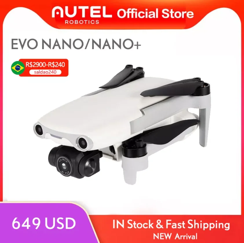 Autel Robotic EVO Nano/Nano + Drone 3-осевой карданный подвес 4K HD камера максимальное время