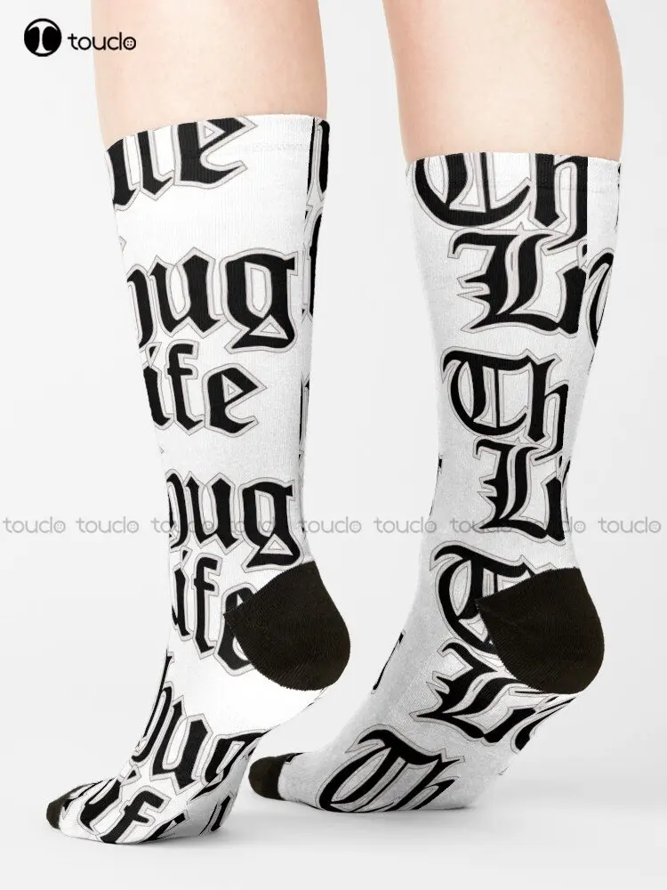 Носки с логотипом Thug Life темно-синие бейсбольные носки индивидуальные унисекс для