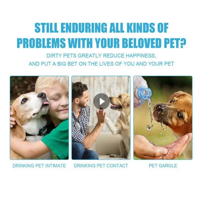 

Pet Toothpaste Edible Tooth Cleaning Safe Mouth Fresh Tartar Cleaning Pet Cleanse Spray Pet Oral Cleanse Prevent Calculus 60g