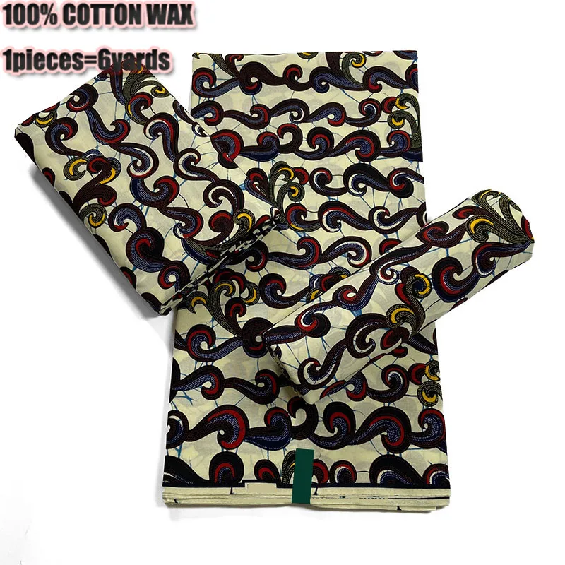 Оптовые цены 2022 Новый Гарантированный 100% хлопок африканская настоящая восковая