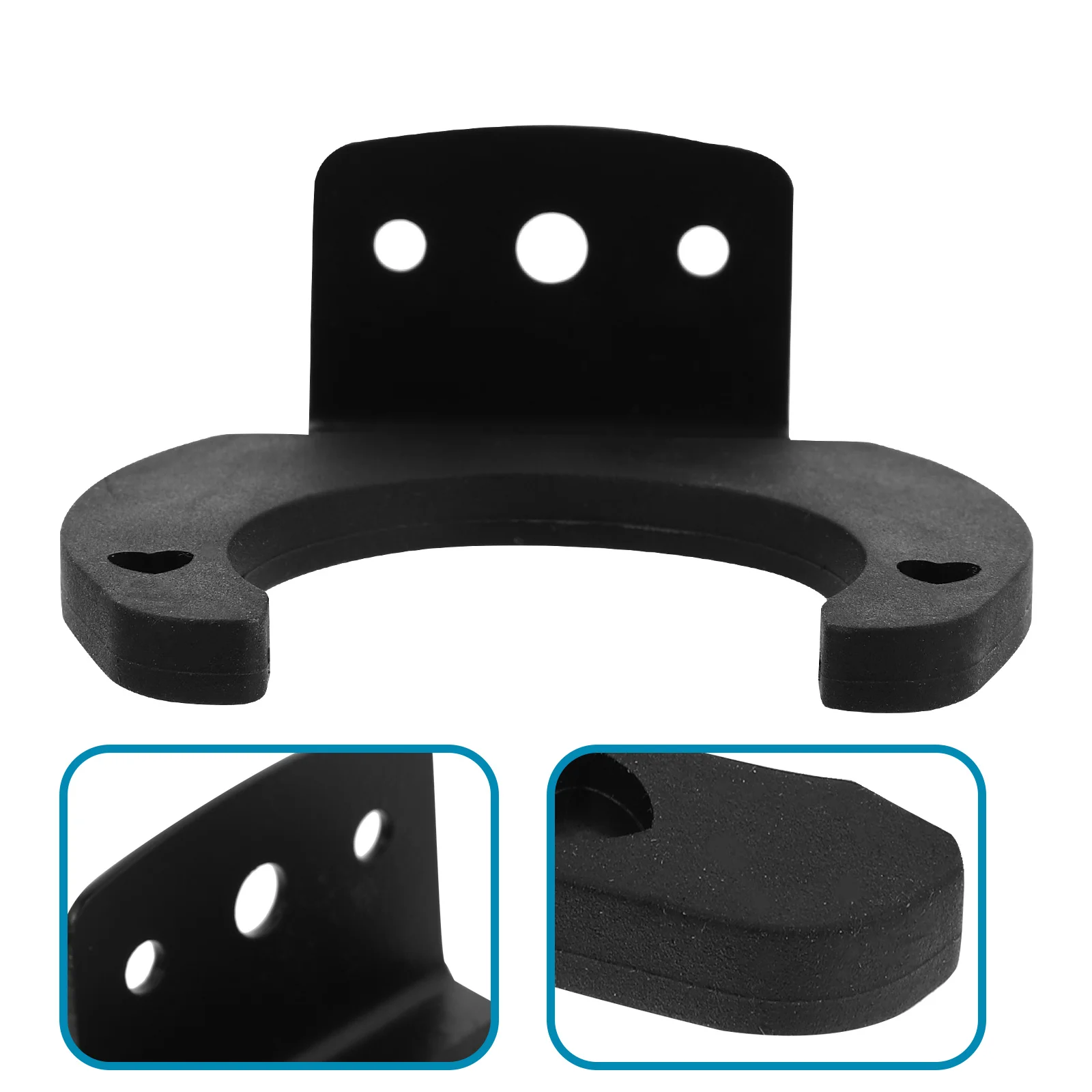 

2PCS Microphone Hook Metal Silicone Wall Mount Mic Clamp Stand Accessory