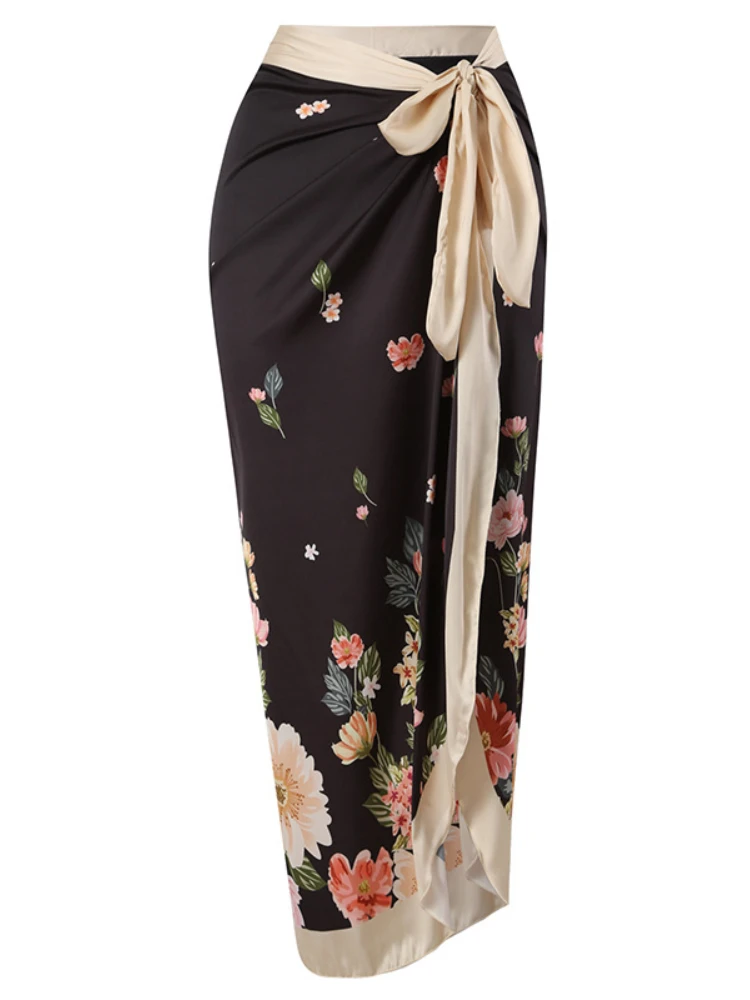 Vintage Women One Piece Swimsuit Designer Bathing Suit Beach Dress Cover Up Luxury Swimwear Surf Wear Summer Printed Beachwear