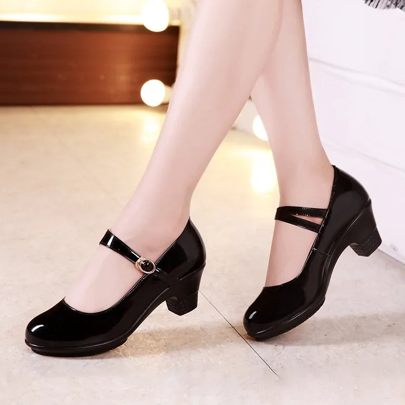 Туфли женские на среднем каблуке 5 см 7 размеры 32-43