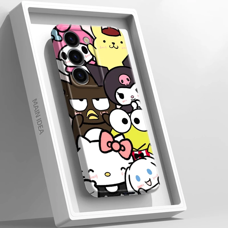 

Sanrio Kulomi Melody Cute Film Funda Phone Case For Samsung Galaxy S23 S22 S21 Pro Plus Ultra A03 5G Back Feilin Hard Cover