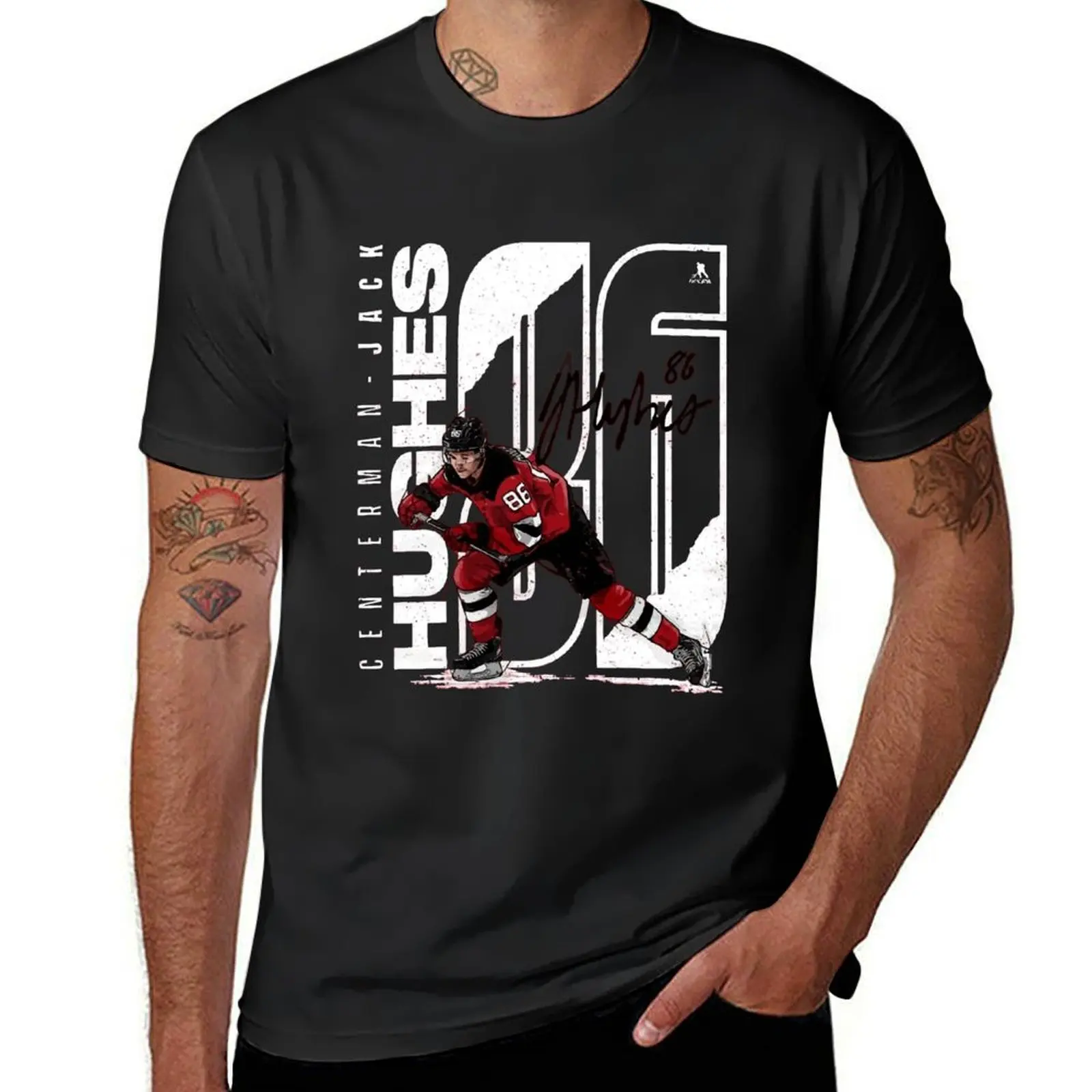 Новинка футболка с рисунком Джека хуза милые топы блузка простые мужские