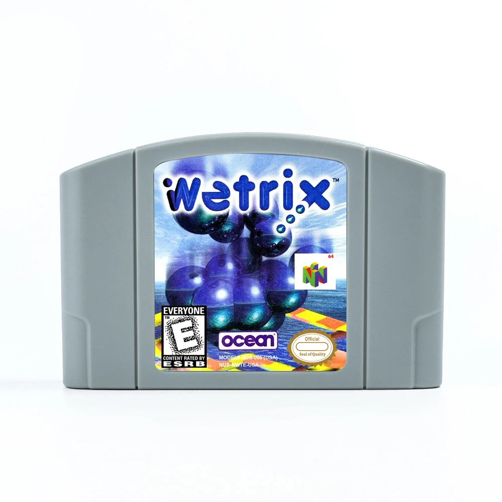 Игровой картридж Wetrix для 64-битных консолей NTSC USA