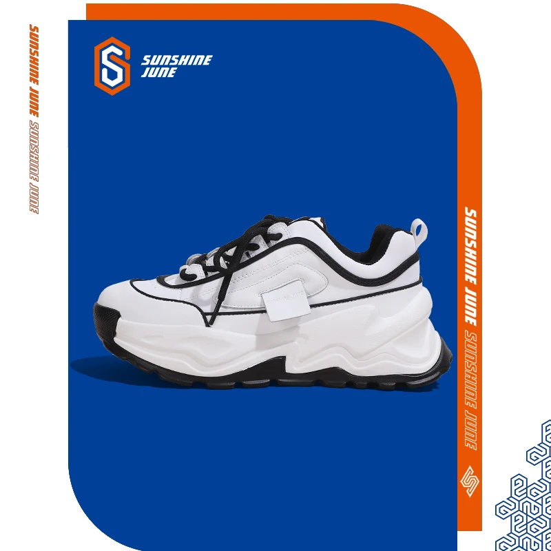 Women ins Daddy shoes female light fried street trend breathable and cool,increase white sports shoe ins style women ins sneaker