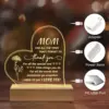 Gift for Mom and or Grandma Engraving Night Light ,Bedroom Decorative Table Lamp 3