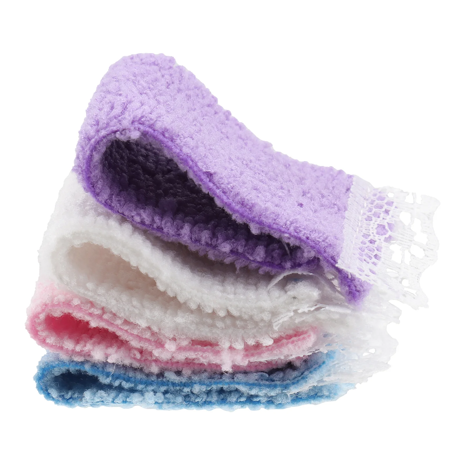 

Towel Bath Mini Miniaturetowels Accessories Model Micro 12 Bathroom Furniture House Accessory Multi Decor Kitchen Hand Baby