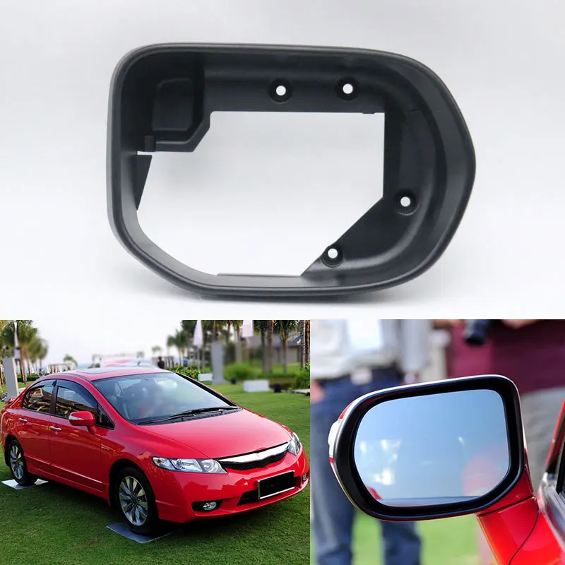 

Auto Side Mirror Frame Holder For Honda Civic Sedan FA1 FA2 FA3 FD1 FD2 3 4 5 Mk8 FA FD FG 2D 4D 2006 2011 glass housing