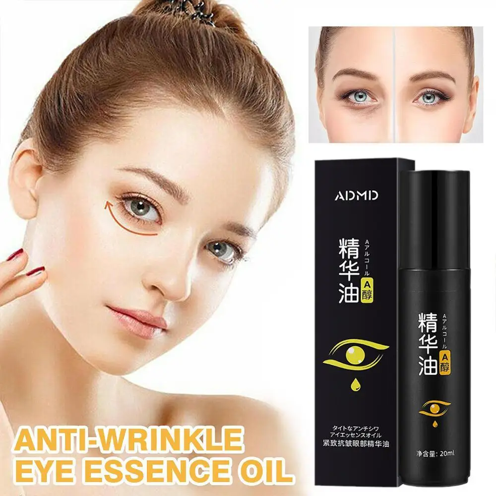 

Anti-Wrinkle Eye Essence Oil Massager Moisturizing Dark Circle Eye Bag Removal Lifting Tightening Eye Serum Beauty Health 10ml