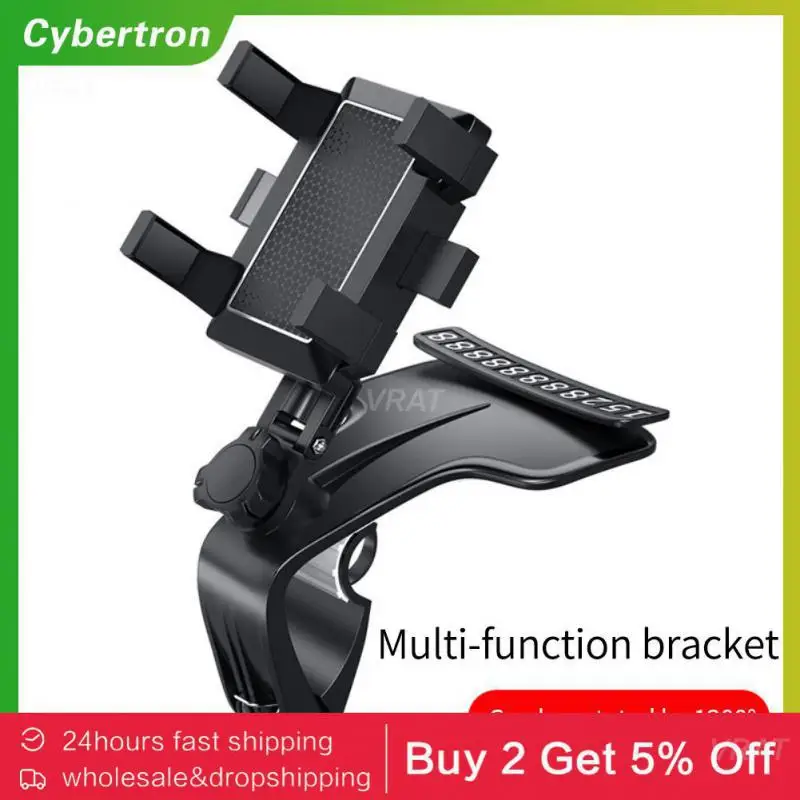 Многофункциональный автомобильный держатель для телефона с номерным знаком 360°