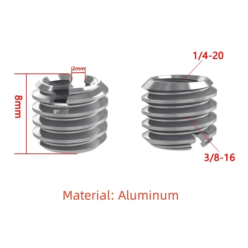 10 шт. винтовой адаптер для штатива 3/8 дюйма 1/4