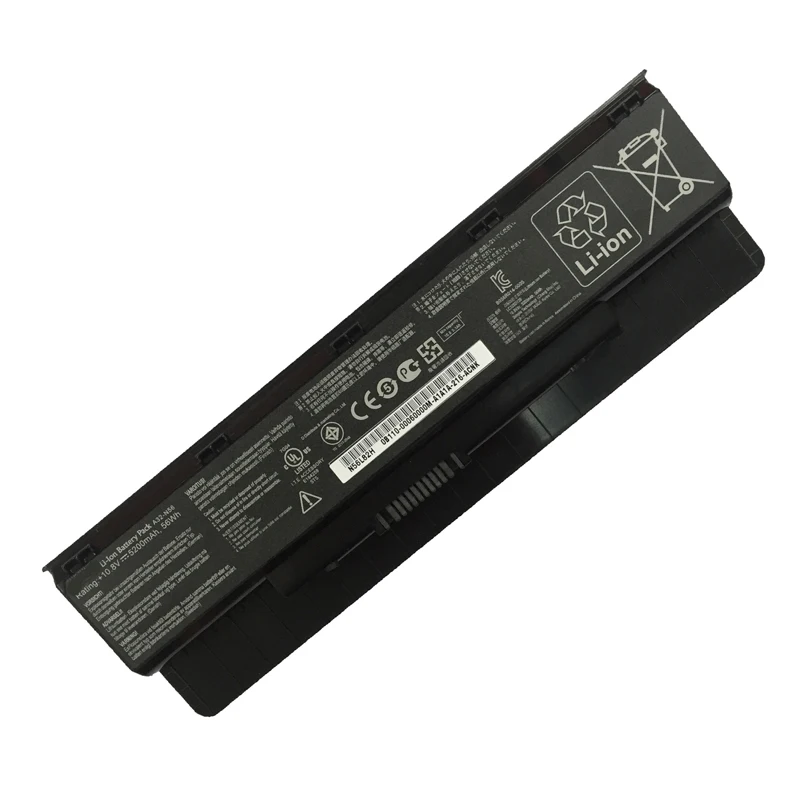 Фото Аккумулятор для ноутбуков ASUS A32-N56, N46, N56, N76, N46V, N56D, N56VZ, N56VJ, N76VM, N56DY, N56DP, A31-N56, A33-N56, 10.8V, 56Wh/5200mAh №1