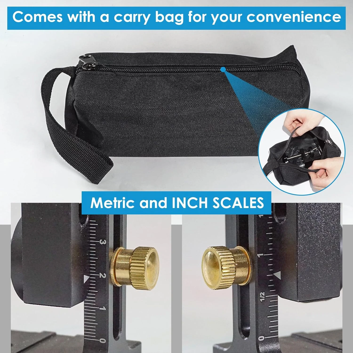 Портативный и регулируемый набор приспособлений для карманных отверстий