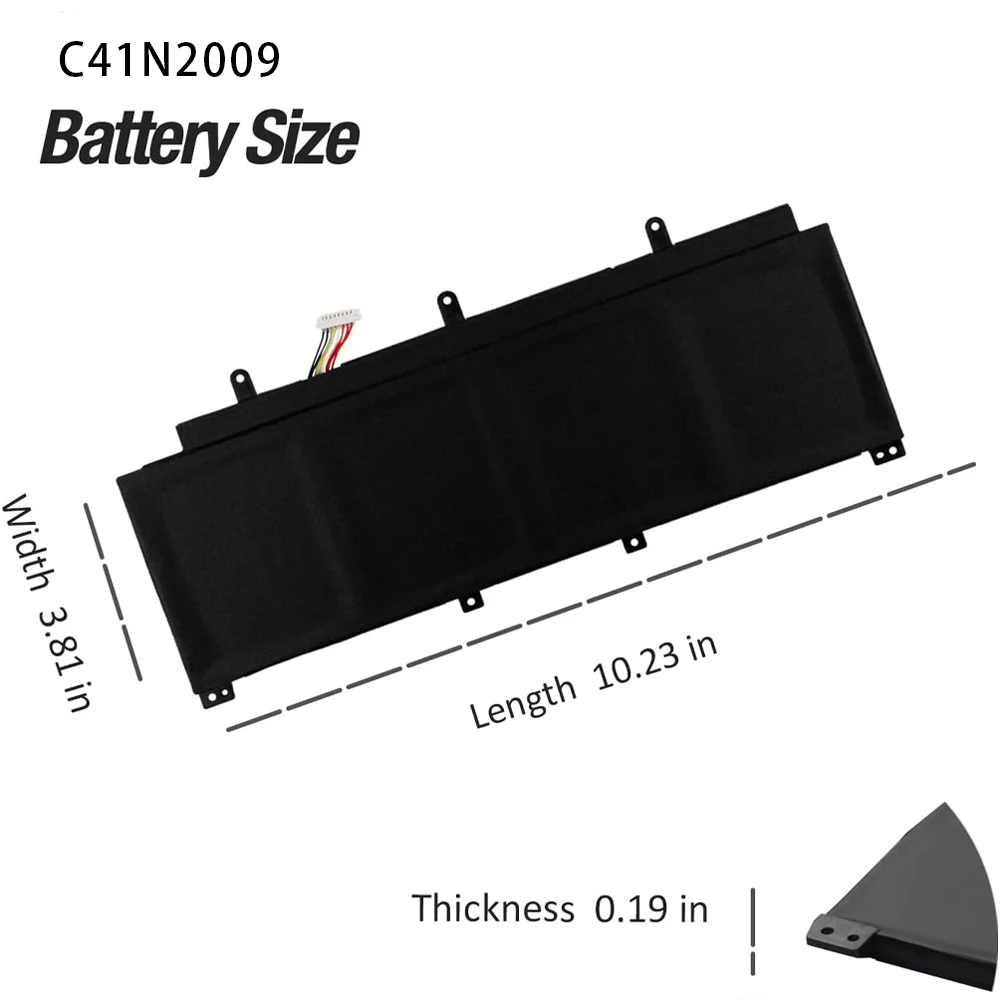 DXT Новый аккумулятор для ноутбука C41N2009 для ASUS ROG Flow X13 PV301 PV301QH GV301RA GV301RC GV301 GV301Q GV301QC GV301QE GV301QH (art.: 3920d0aa0e239) - 3920d0aa0e239