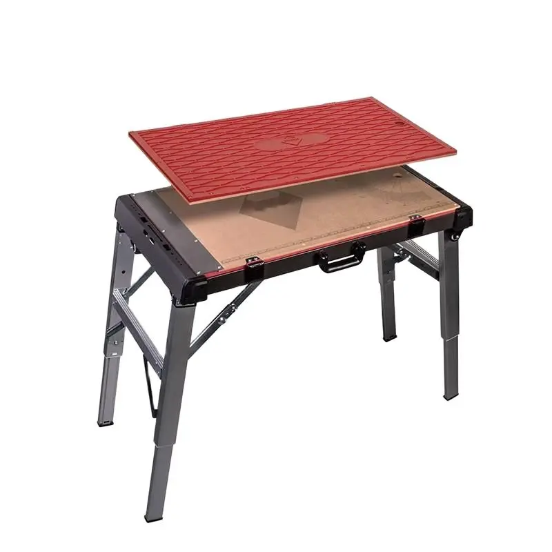 

QG -01 4 In 1 Multifunctional Foldable Design Double Panel Stainless Steel Main Body with Wheels Tile Floor Cutting Workbench