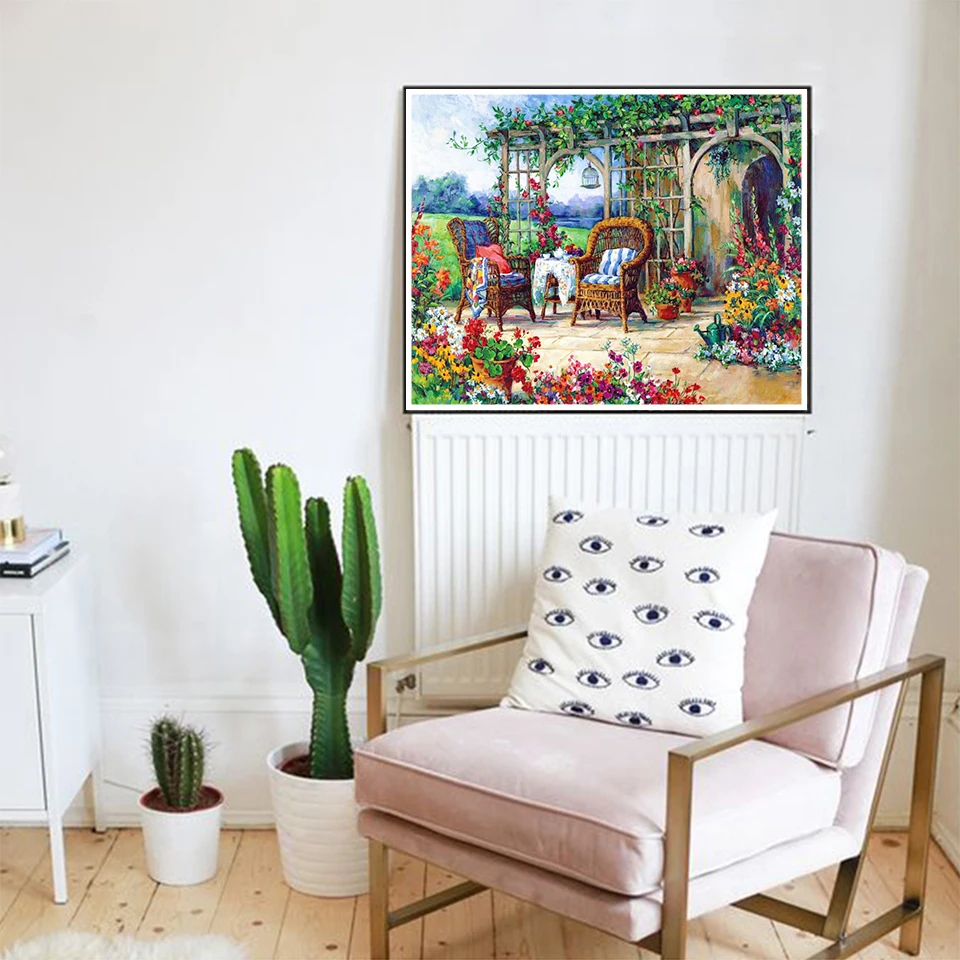 Алмазная живопись AB 5D садовая вышивка пейзаж мозаика искусственная крестиком