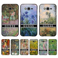 gustav klimt flower garden brand guess phone case for samsung galaxy j4plus j6 j5 j72016 j7prime j7core j6plus coque