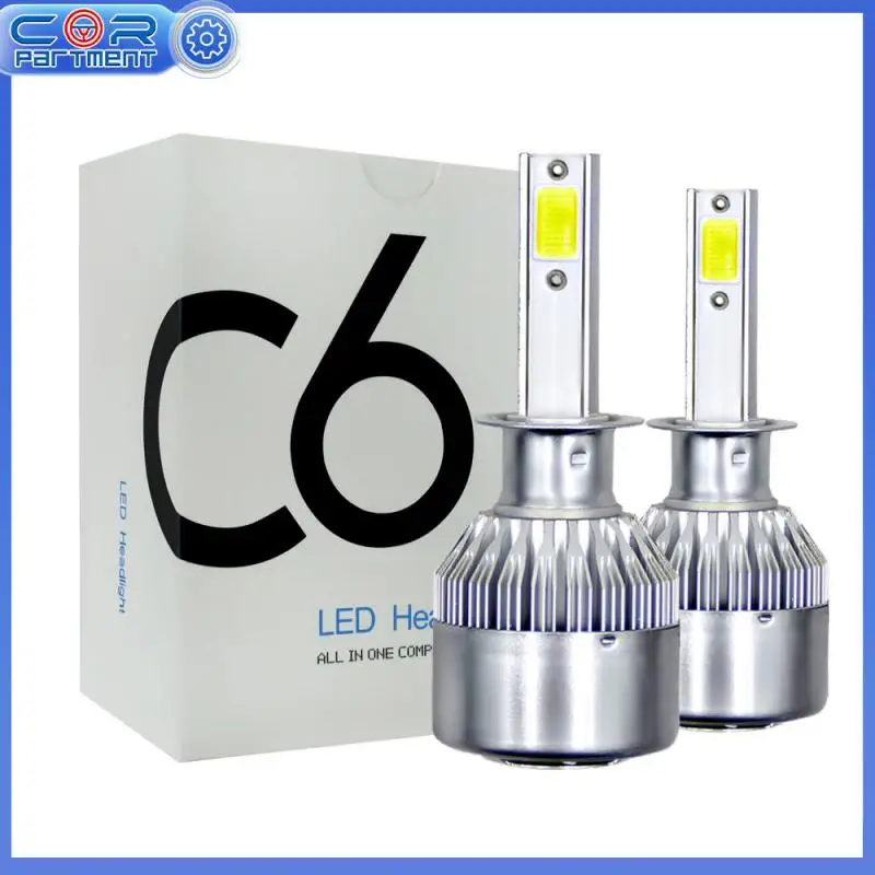 

72W 8000LM H3/H11/H13/880/9004/9005/9006/9007/H3/H4/H7/H1 6000K White LED Headlight Power Bulbs Kit Drop Shipping