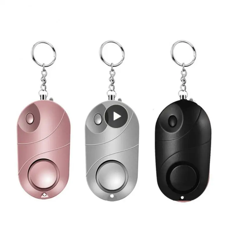 

Personal Alarm Self-defense Key Chain Emergency Anti-Attack Alarm Protection for Women Girl Kids LED Flashlight 130dB Safe Sound