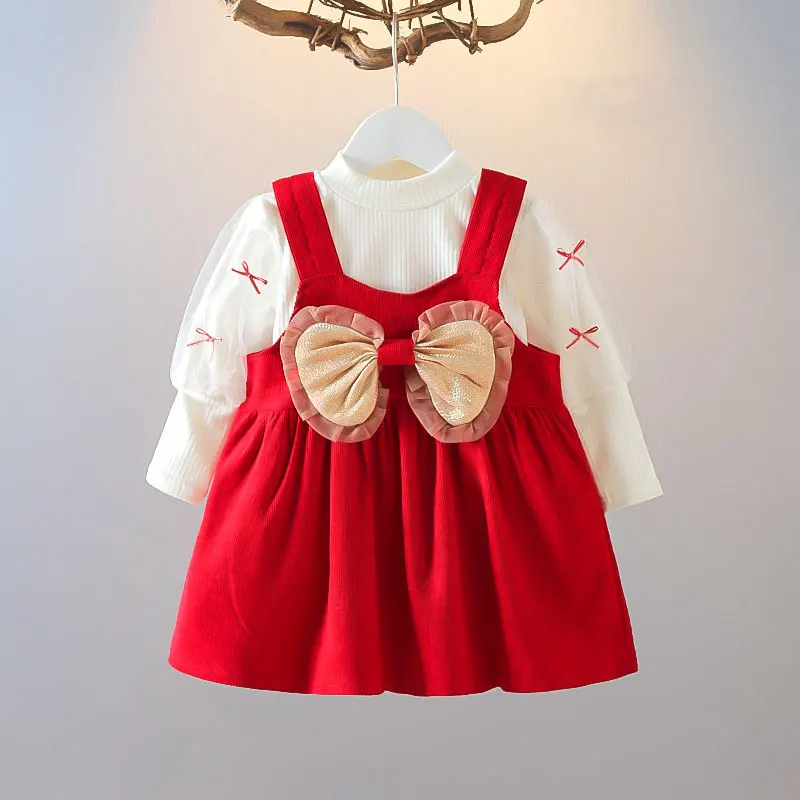 

Baby Girls Long Sleeve Tutu Princess Dresses Kid Clothes Girl Gown Birthday Dress for Newborn Children Clothes