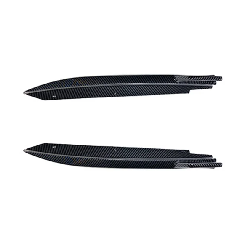 

For BMW- 5 Series G30 M-Tech 525I 530I 540I 2017+ Rear Bumper Lip Angle Diffuser Splitter Spoiler Protector Carbon Fiber