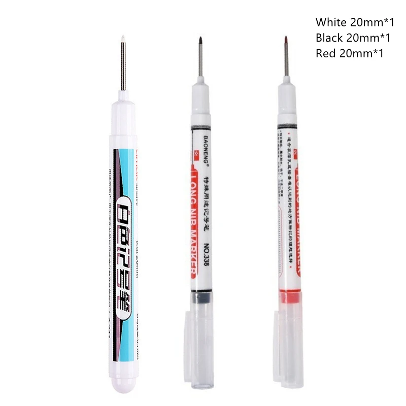 

Масляные маркеры Hopk, белые и черные, 20 мм