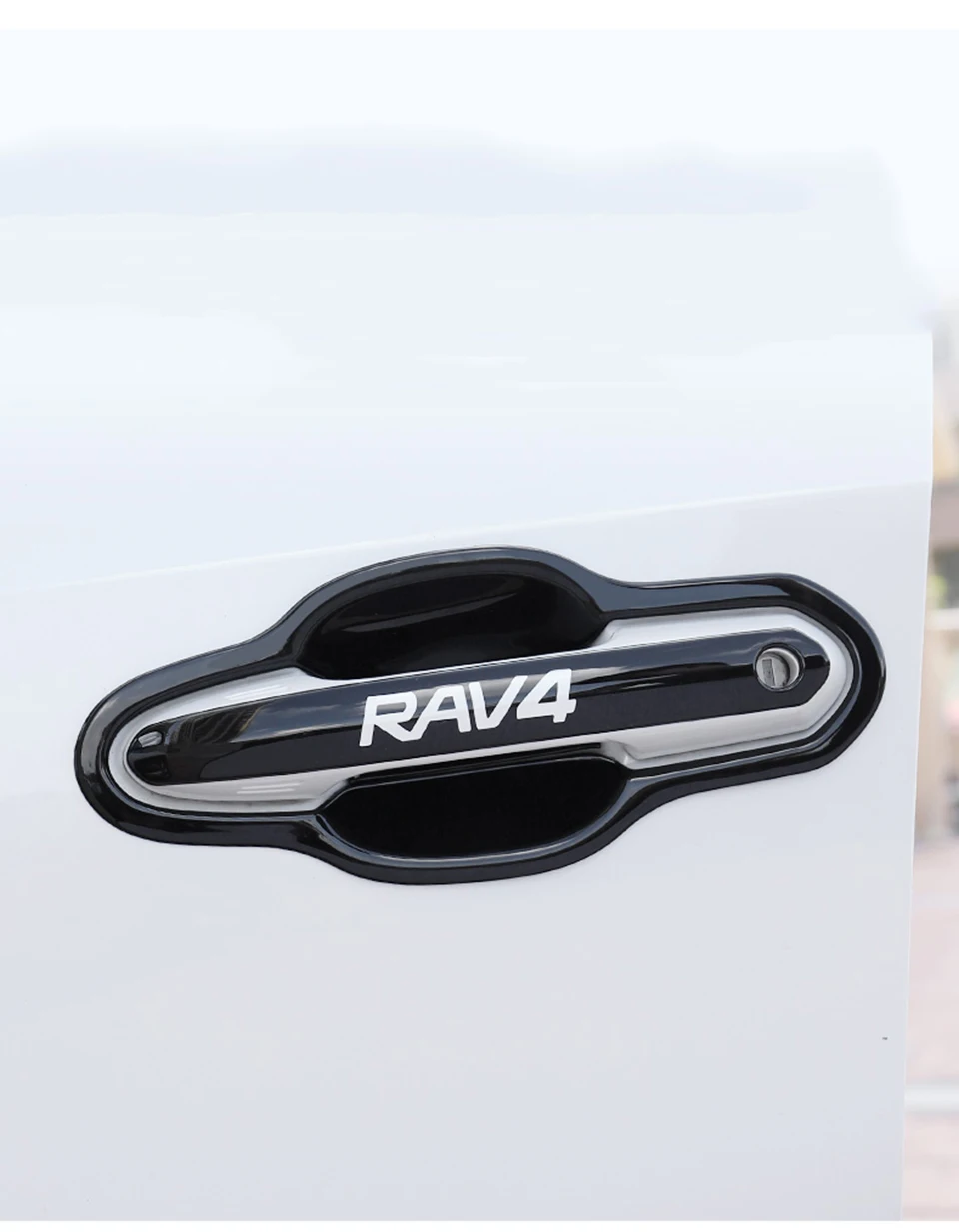

For Toyota RAV4 XA50 2020-2022 Luxuriou Chrome Door Handle Cover Trim Catch Cap Car Styling Accessories