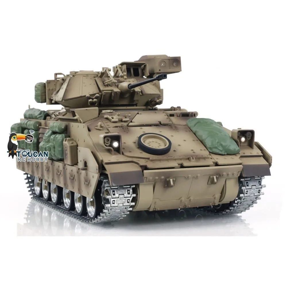 RTR Tongde масштаб 116 RC военный танк M2A2 Bradley модель радиоуправляемого танка металлические гусеницы колеса инфракрасный ствол отдача курение (art.: 3920d44888aaa) - 3920d44888aaa