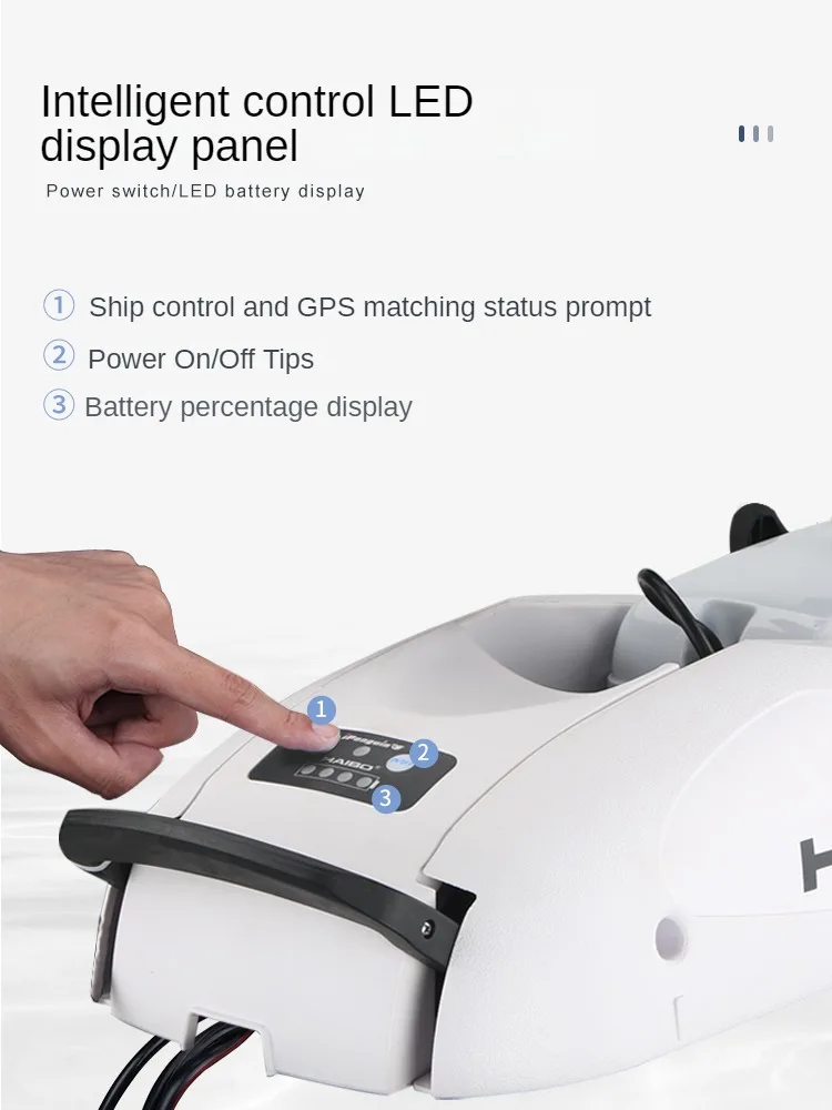 12 В пресноводный электрический подруливатель CVT P65 GPS-позиционирование